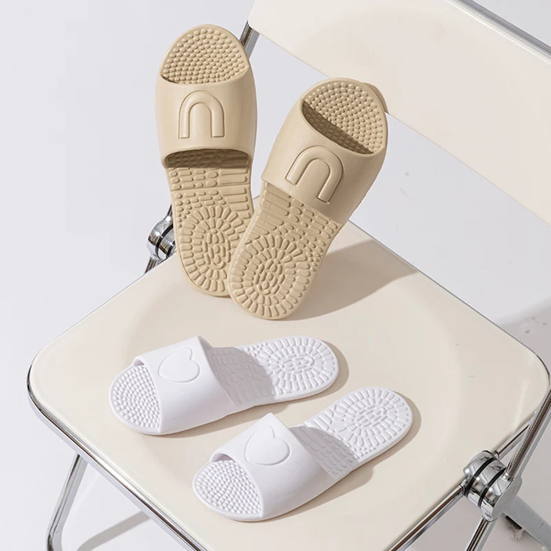 2025 New Ultra Light Non Slip Beach Slippers for Women Soft Sole Massage Home Slides Woman Portable Folding Outdoor Flip Flops