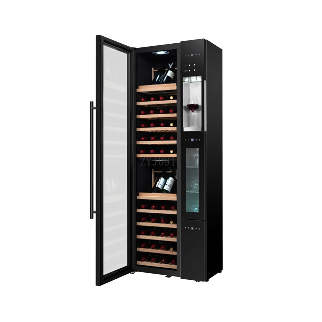 *Freestanding wine cellar refrigerator 112 bottles with wine fridge cellar with bottle dispenser