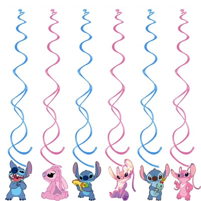 Nueva decoración para fiesta de cumpleaños de Stitch, Lilo & Stitch, servilletas de papel azul cielo, platos, vasos, vajilla, telón de fondo, globos, suministros para baby shower