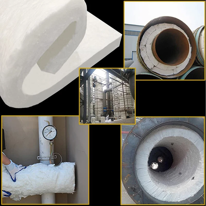 Ceramic Fiber Blanket 1500℃ High Temperature Resistance Zirconium Bearing Ceramic Fiber Blanket Fire Resistant Insulation Cotton Used In Industry