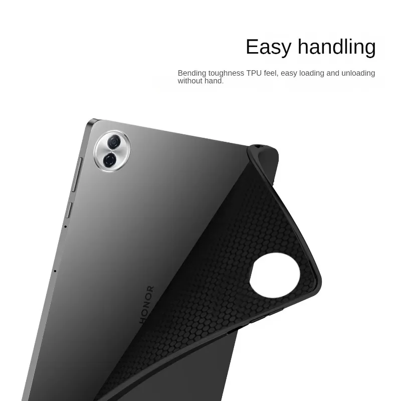 Premium Silicone Tablet Back Case, Anti-Slip Protective Cover, Shock-Absorbent Design