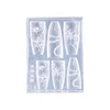 TSZS 1pc Rose Tulip Flower 3D Acrylic Nail Mold DIY Silicone Snake Lotus Bow Nail Art Mold Manicure Tool 6