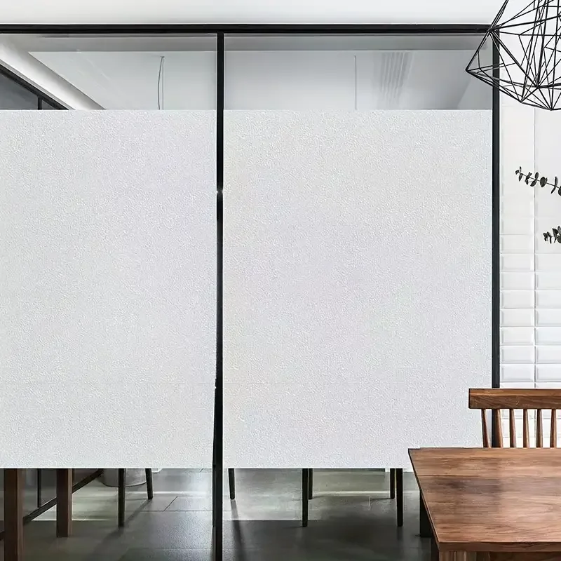 Window Film Window film frosted glass privacy film glue-free bathroom static sticker sunshade heat insulation home wall sticker