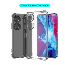 Clear TPU Airbag Shockproof Transparent Phone Case Cover for Asus Zenfone 9