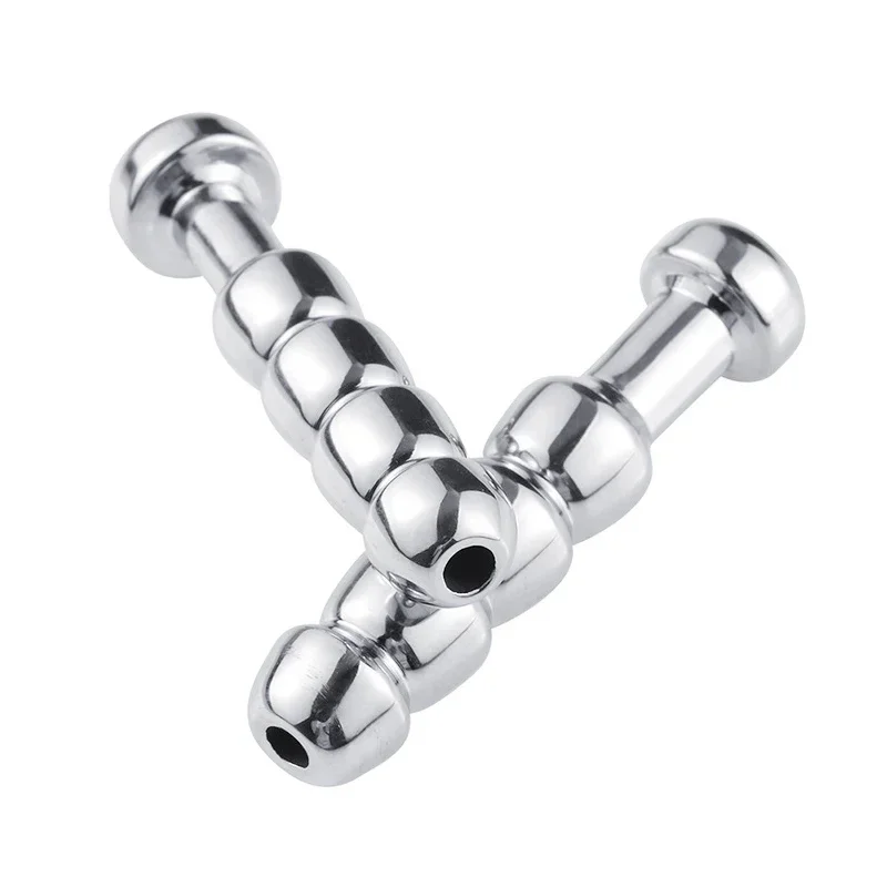 BUYBOOS Male Urethral Sounds Metal Urethral Catheter Men's Sexoal Stimulant Hollow Penis Plug Bdsm Sounding Insert Adult Sex Toy