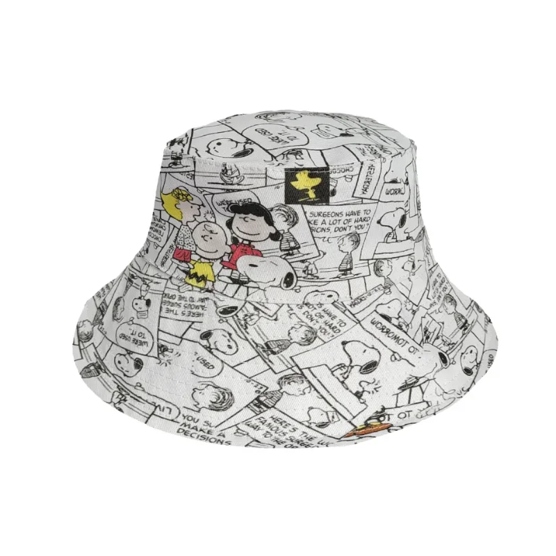 Snoopy Fisherman Hat Fashion Summer Women Bucket Hat Outdoor