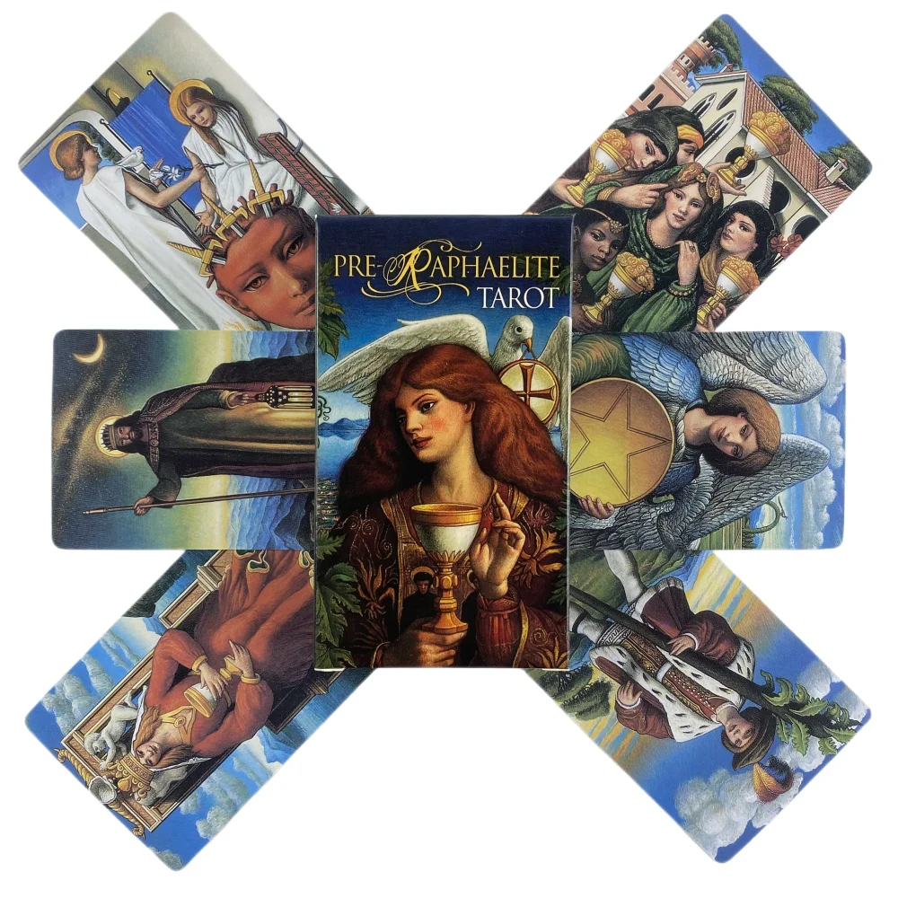 

Pre-Raphaelite Tarot Cards Traditional Fate Edition Divination Oracle Prophecy Family Party Board Game High Quality Toys