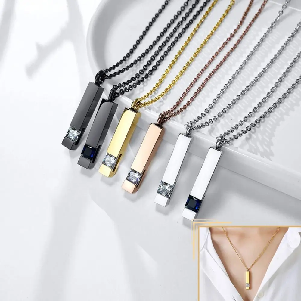 

New Stainless Steel Urn Ashes Pendant Necklace Keepsake Necklaces Pendant For Human Pet Ashes Memorial Meaningful Jewelry
