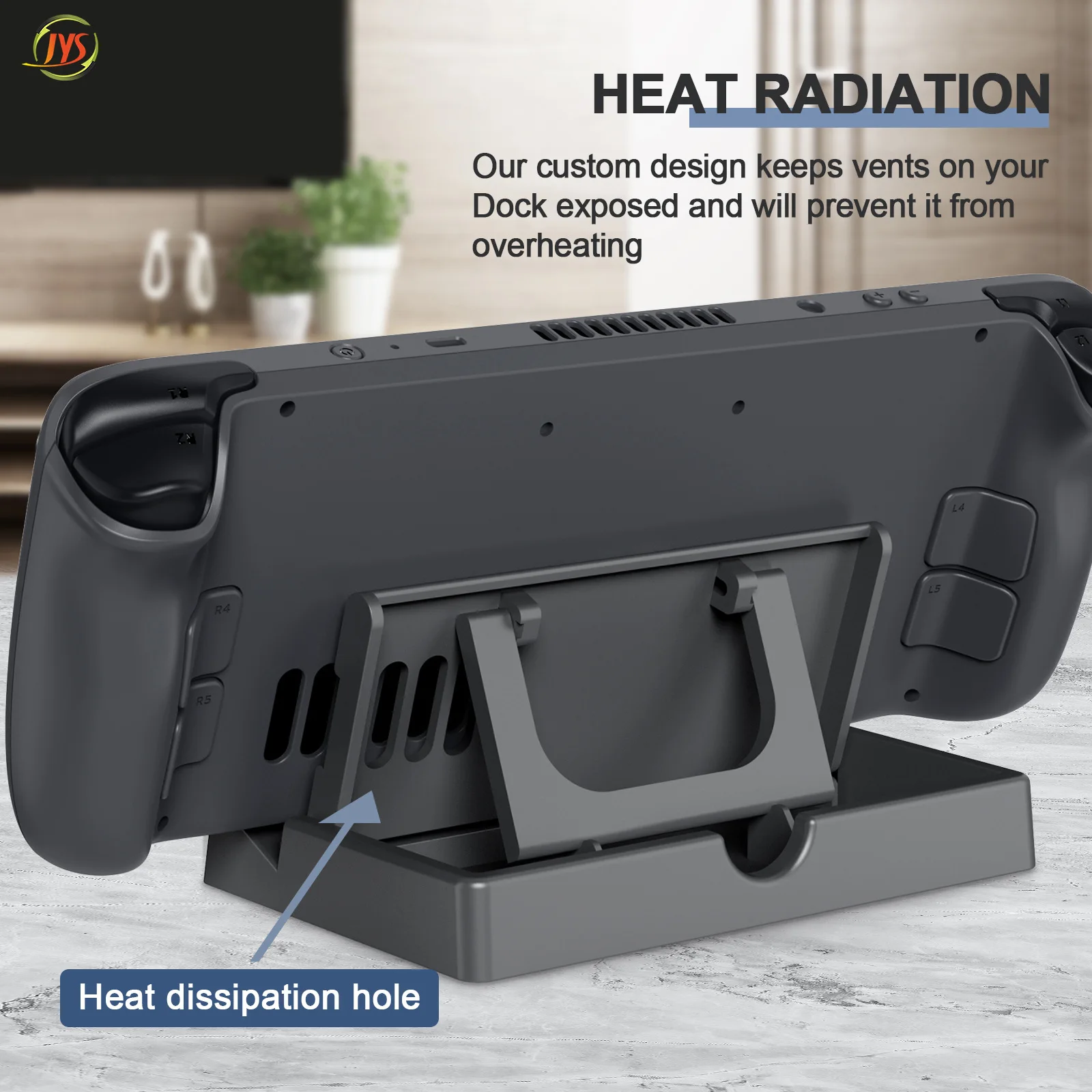 For Steam deck adjustable base bracket Switch/mobile phone/tablet portable non-slip bracket with cooling holes