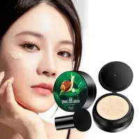 Mushroom Head CC Cream Snail Collagen Air Cushion Face Base Beauty Concealer Moisturizing Cosmetic Nourishing Makeup And O9M9
