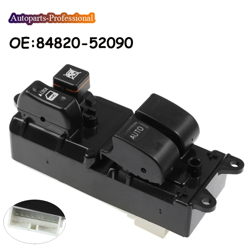 

Новый Электрический переключатель стеклоподъемника для Toyota Verso Yaris 1999-2005 8482052090-84820 52090-84820