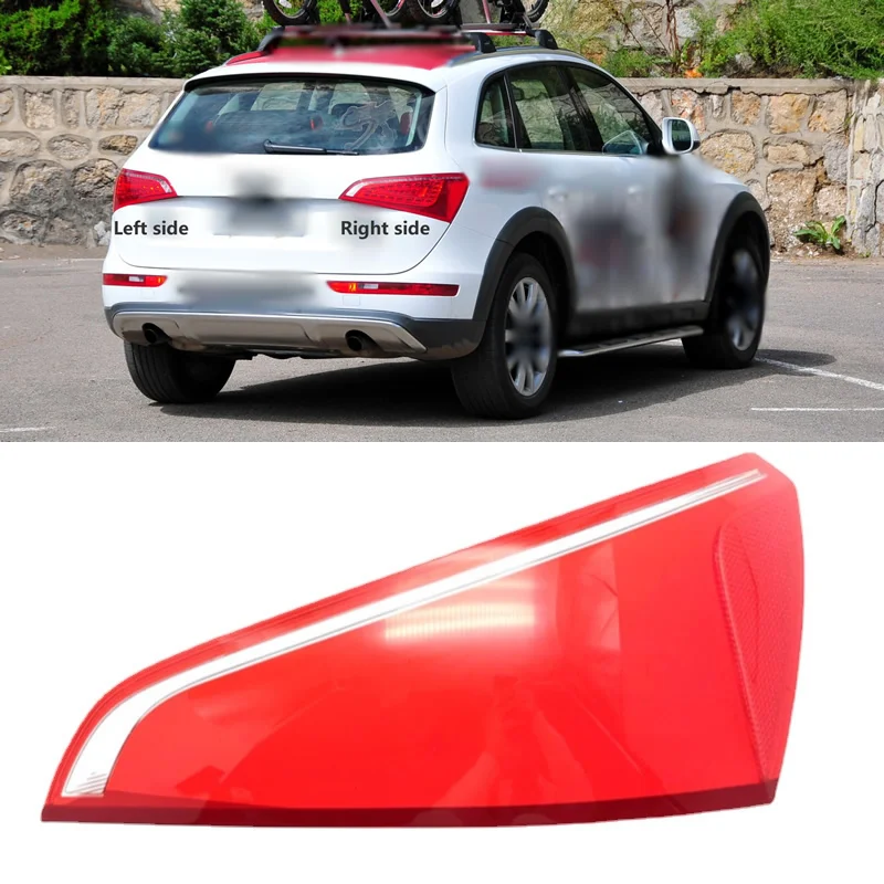 

for Audi Q5 2010-2012 Car Rear Taillight Shell Brake Lights Shell Replace Auto Rear Shell Cover Lampshade