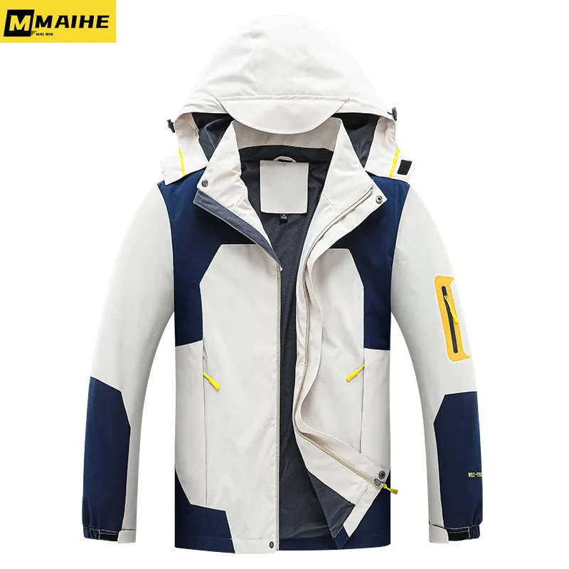 

Spring Men's Windbreaker Jacket Hooded Large Sizes 6xl Waterproof Jacket Windshield Big Size Motorcycle Coat Plus Size Overcoat