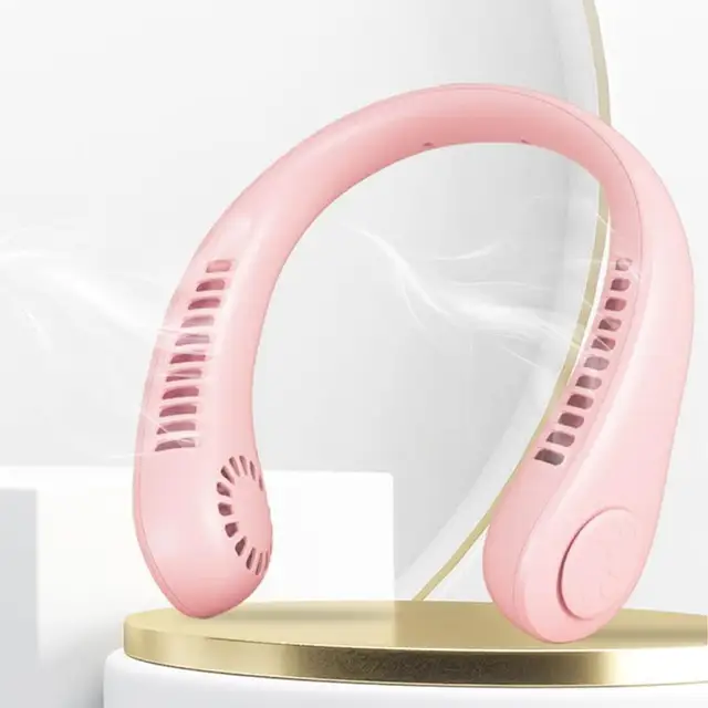 Nyaki Ventilátor Kihangosító Pengék Hűvös Személyes 3 Sebesség Beállítás 22 Légmenet Fejhallgató - Image 3