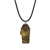 New Steam Punk Retro Gothic Coffin Necklace Bat Cross Coin Necklaces Can Be Opened Fashion Sweater Chain Men Jewelry 2