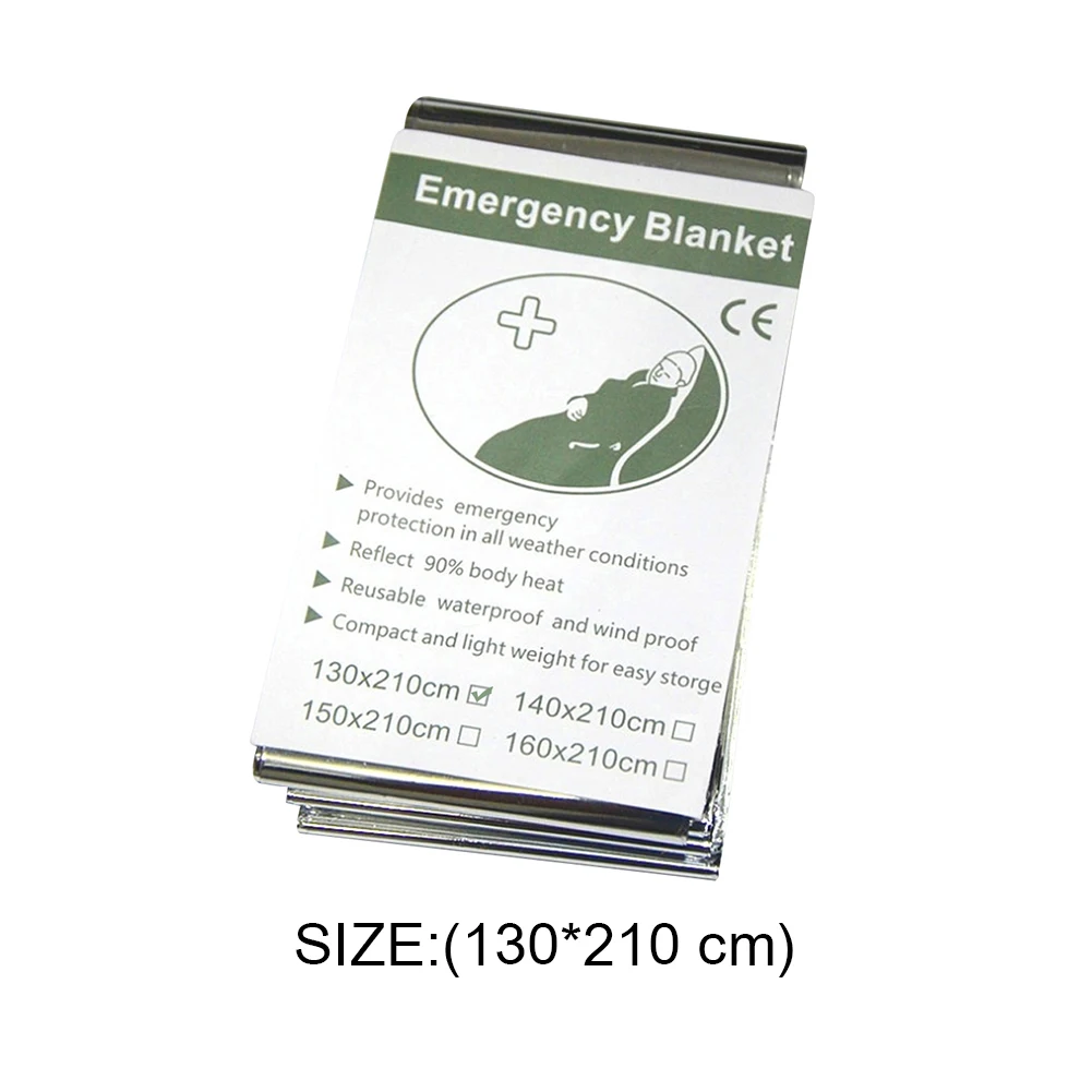 Emergency Thermal Blanket  Reusable Survival Heat Blanket