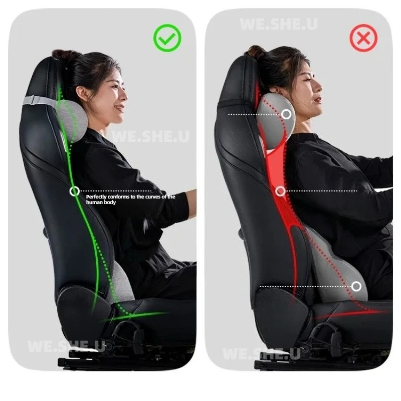 BYD 씰라이언 7 씰라이언 07 EV 2026 차량용 메모리폼 목베개 보호 요추 등받이 쿠션 요추 쿠션 액세서리