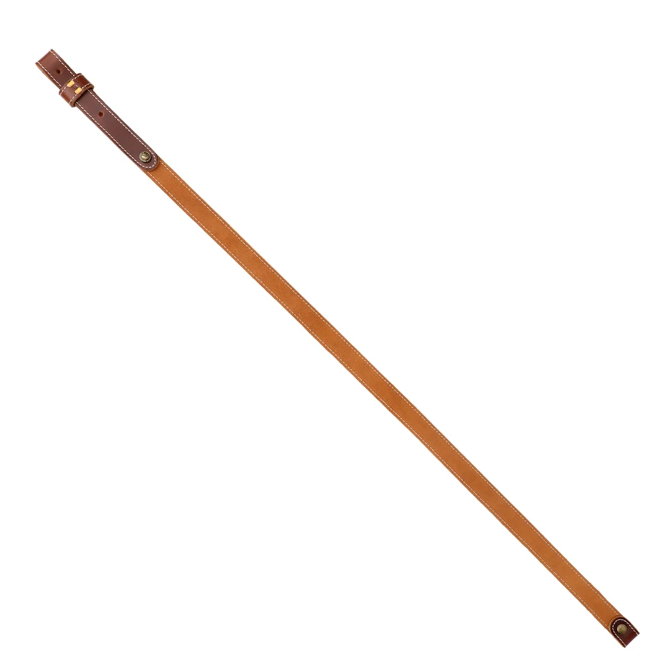 Tourbon-Élingue de fusil en cuir vintage-calibre 12 avec émerillons - Etuis à munitions (13350795