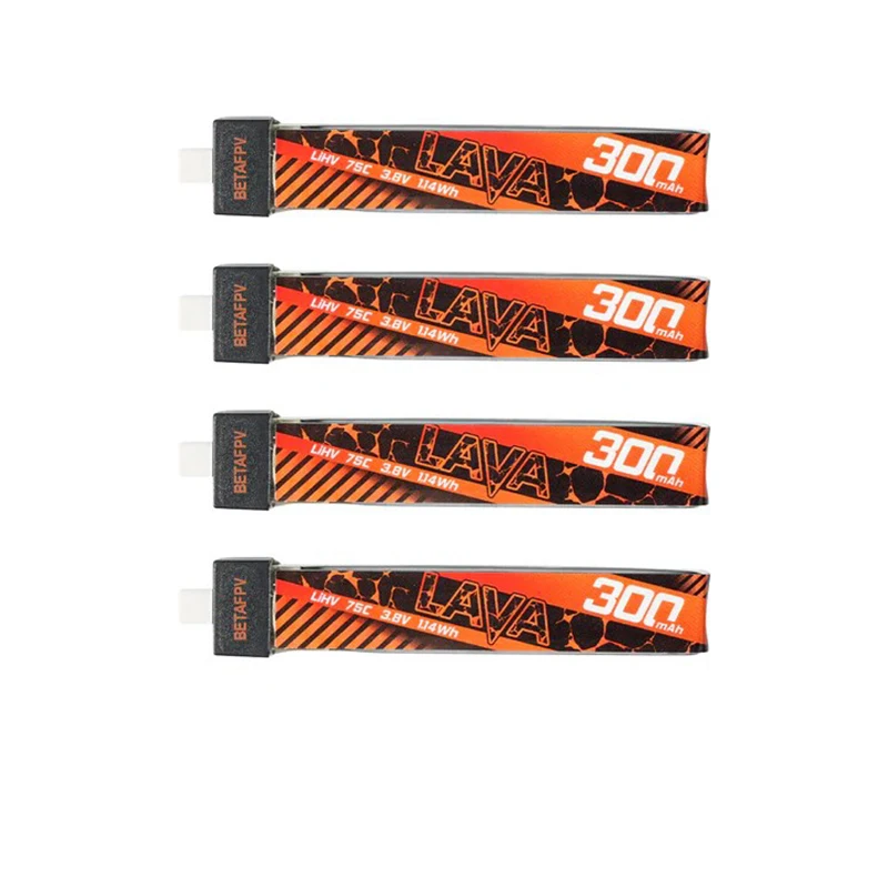 4PCS 300mAh 1S 75C
