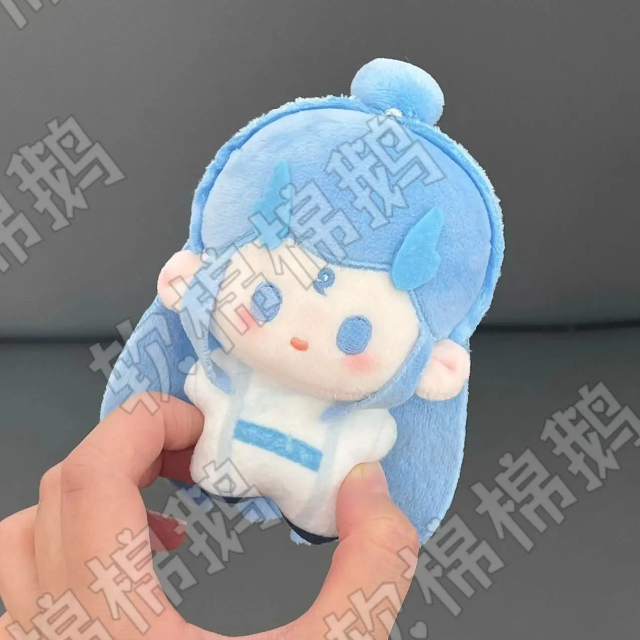 Ne Zha 2 Ao Bing Ao Guang Cosplay 10CM Anime Plush Stuffed Body Backpack Ornaments Pendant Keychain Christmas Gifts