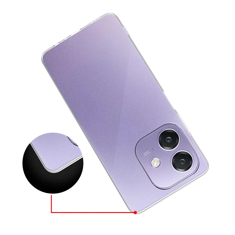 Ultra Thin Transparent TPU Soft Back Cover - Clear Protective Case