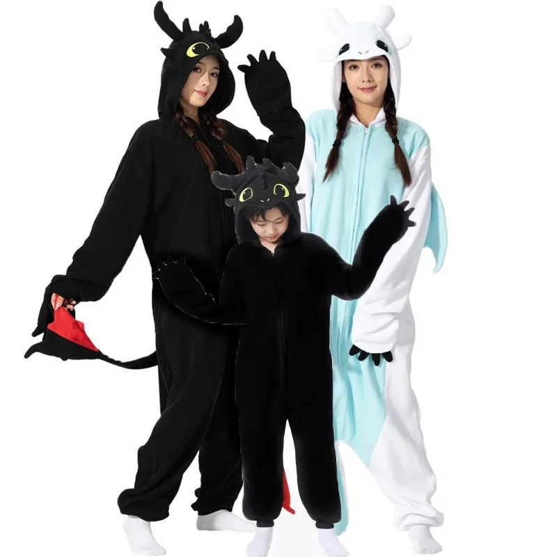 Kigurumi Pajamas Onesies XXL Kids Adult Women Men Halloween Cosplay Party Costume Christmas Homewear