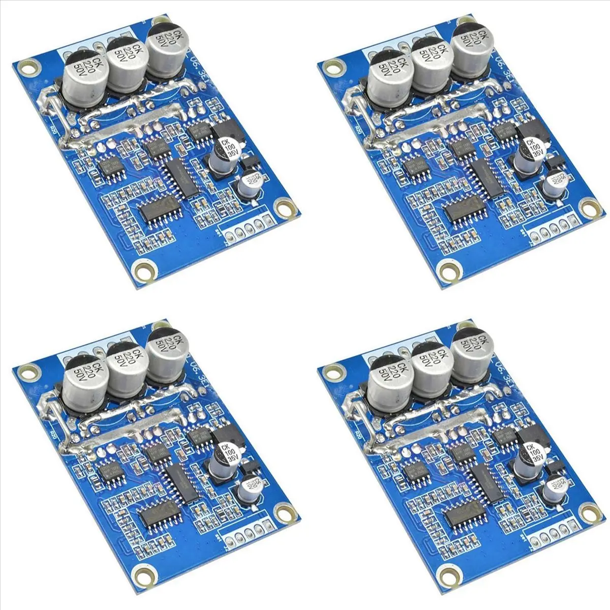 SDFC 4X DC 브러시리스 모터 컨트롤러 홀 모터 없음 DC 12V-36V 500W 밸런싱 자동차 밸런스드 카 드라이버 제어 보드