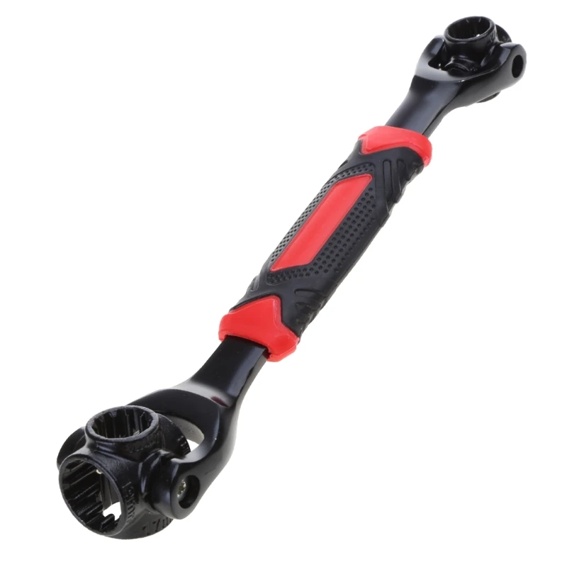 

Multifunctional Ratchet Socket Wrench 360 Rotate Head 8 in 1 for Bike Motorcycle Car Repairing Tool Home Garage Workshop