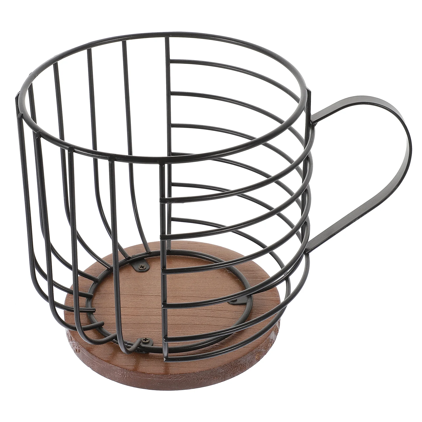 

Coffee Pod Holder Iron Coffee Storage Basket Fruit Storage Basket Coffee Organizer