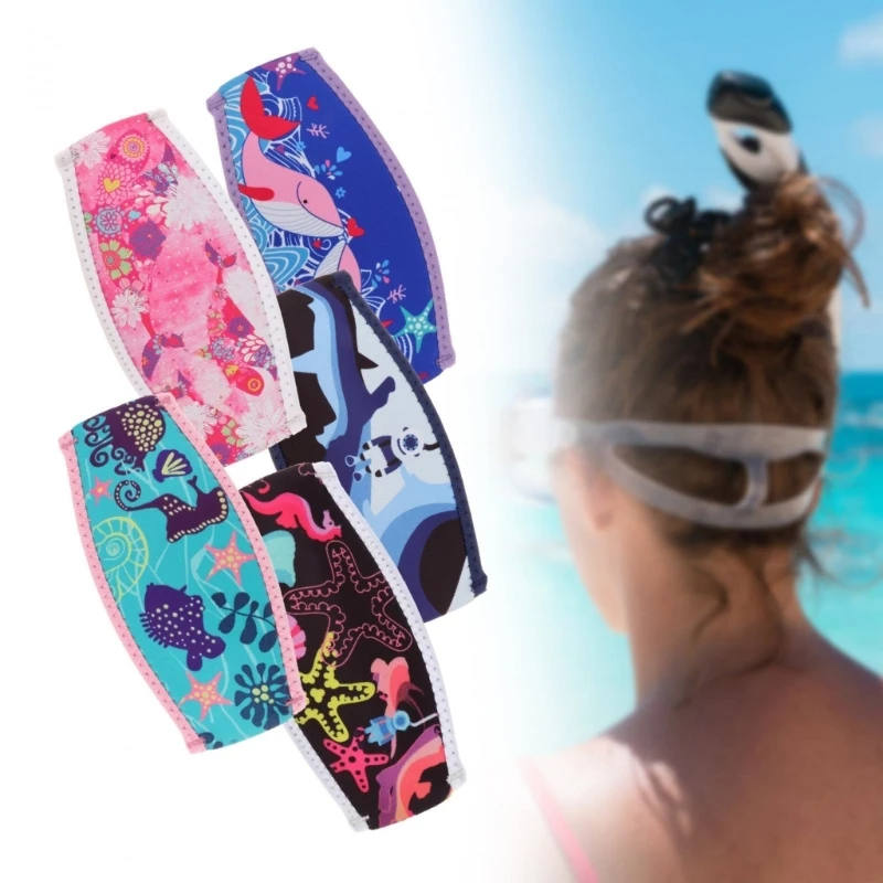 Neoprene Diving Mask Straps hair protector wrap waterproofs dives and snorkels mask straps for men and women enduring