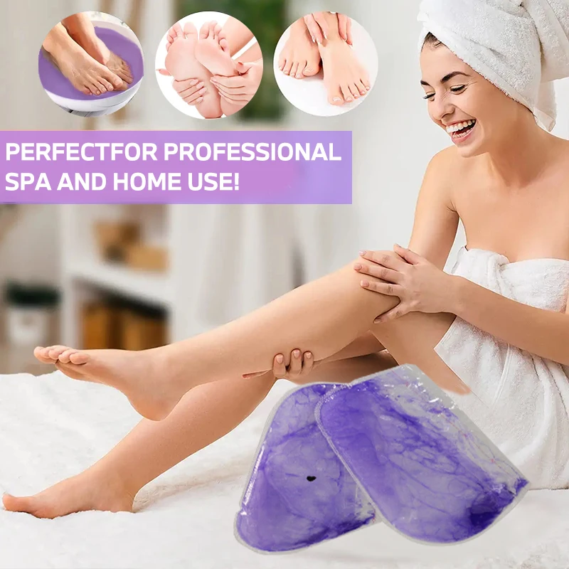 Paraffin Leg Care Wax Machine Foot Care Wax Whitening Moisturizing Moisturizing Peeling Dead Skin Nail Art Paraffin Bath 1Pair wax heater hair removal wax hard wax beans beauty wax