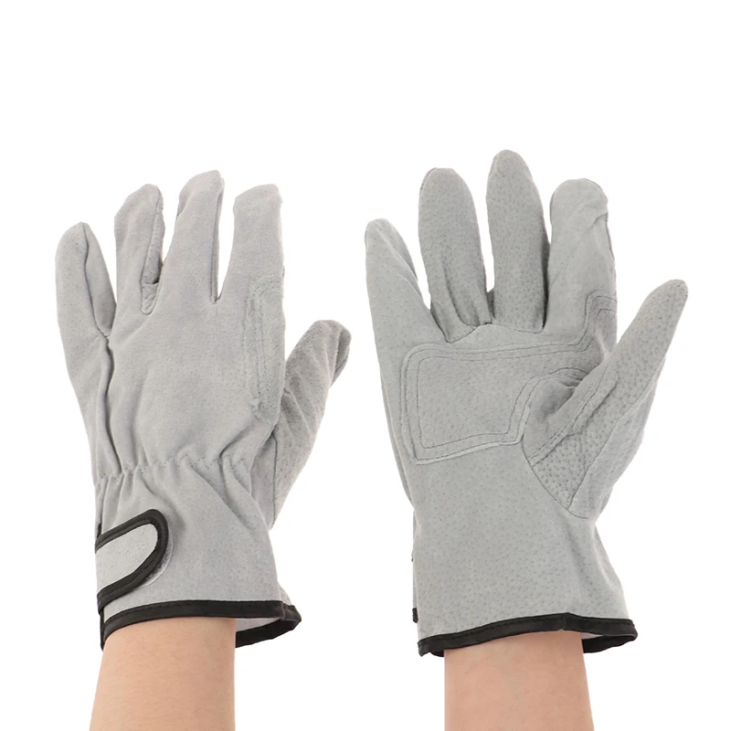 

Work Gloves Leather Workers Work Welding Safety Protection Garden Sports Motorcycle Driver Wear-resistant Gloves