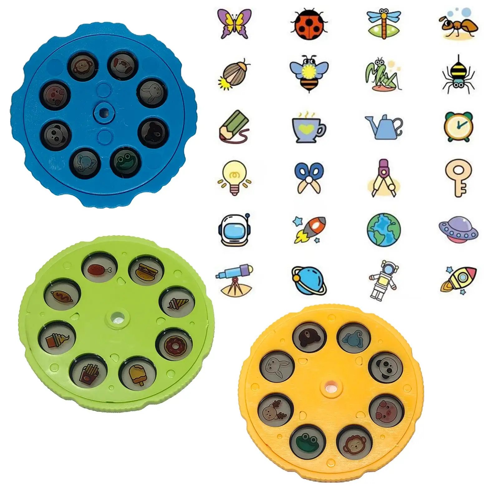 Слайды с рисунком проектора обучающие игрушки для детей малышей | Игрушки и хобби