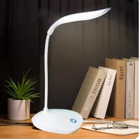 LED Reading Desk Lamp Portable Desk Lamp USB Charging Table Light Touch Dimming Learn Eye Protection Light Room Office Lighting 1