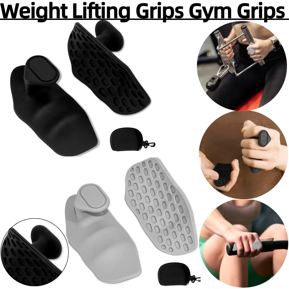 Finger Trainer Gymnastics Grip Weight Lifting Grips Bodybuilding Hand Strength Trainer Gym Pull Grip Handle Protection hand grips