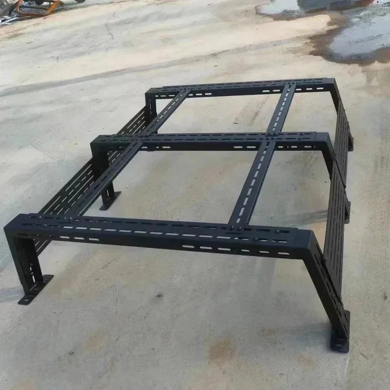 유니버설 조절식 스틸 트럭 베드 랙 (몰리 패널 롤바 포함) 픽업 액세서리