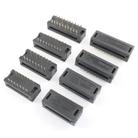 2.54mm x 7.62mm Pitch 3100 14 16 20 Pin Male Header FD IDC Socket Cable Connector 3100-14P 3100-16P 3100-20P 1