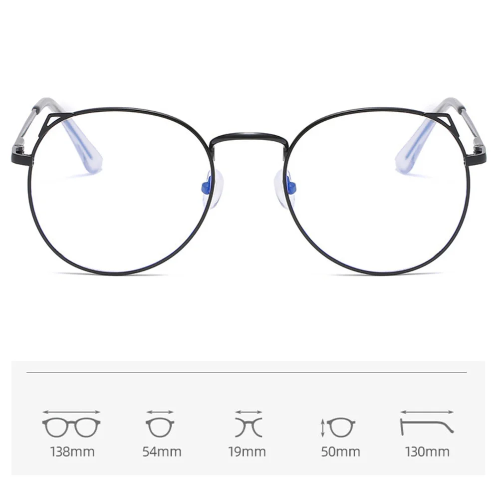1 Pcs New Cat Ears Anti-Blue Light Glasses Frame Girl Cute Trendy Student Myopia Glasses For Women Student