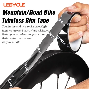 LEBYCLE Nastro per cerchioni tubeless per bici Nastro per cerchioni tubeless per bicicletta Larghezza 21 24 27 30 33 36mm * 10m Nastro per rivestimento sottovuoto Nastro per sigillare pneumatici