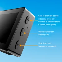 Mini écran d'affichage de Selfie de Smartphone Portable pour téléphone caméra arrière sans fil Selfie Vlog moniteur en direct pour téléphone iPhone Android 5