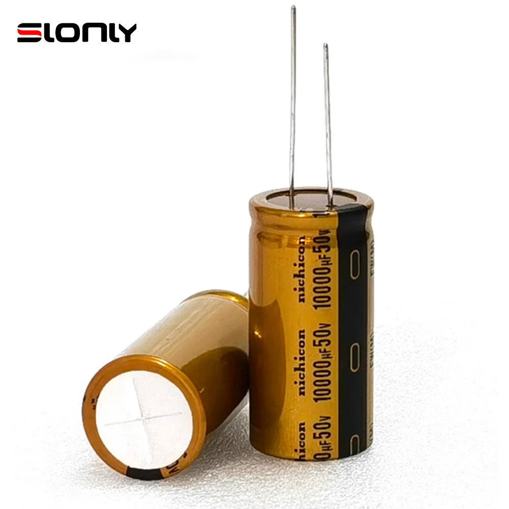 2pcs-10pcs Nichicon FW 50V 10000uF 50V 25x50mm Capacitors Pitch 13mm Audio Filtering Electrolytic Capacitors 2pcs 10pcs elna for audio 50v 10000uf 50v 30x40mm 85℃ audio fever electrolytic capacitors