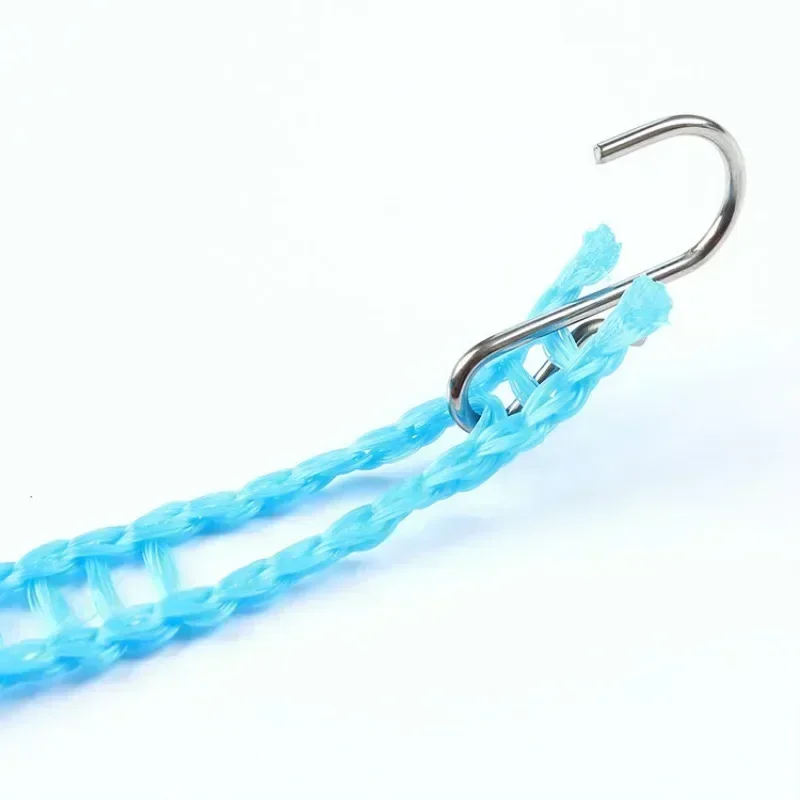 5/3m Portable Fence Style Anti Slip and Windproof Clotheslines for Outdoor Travel Yard Drying Sheets Save Space Storage