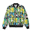 CAVVING 3D Printed  Cartoon Bird  Zipper Bomber Jackets Men Overcoat Mens Coat Zip Up Jackets for Women/Men 1