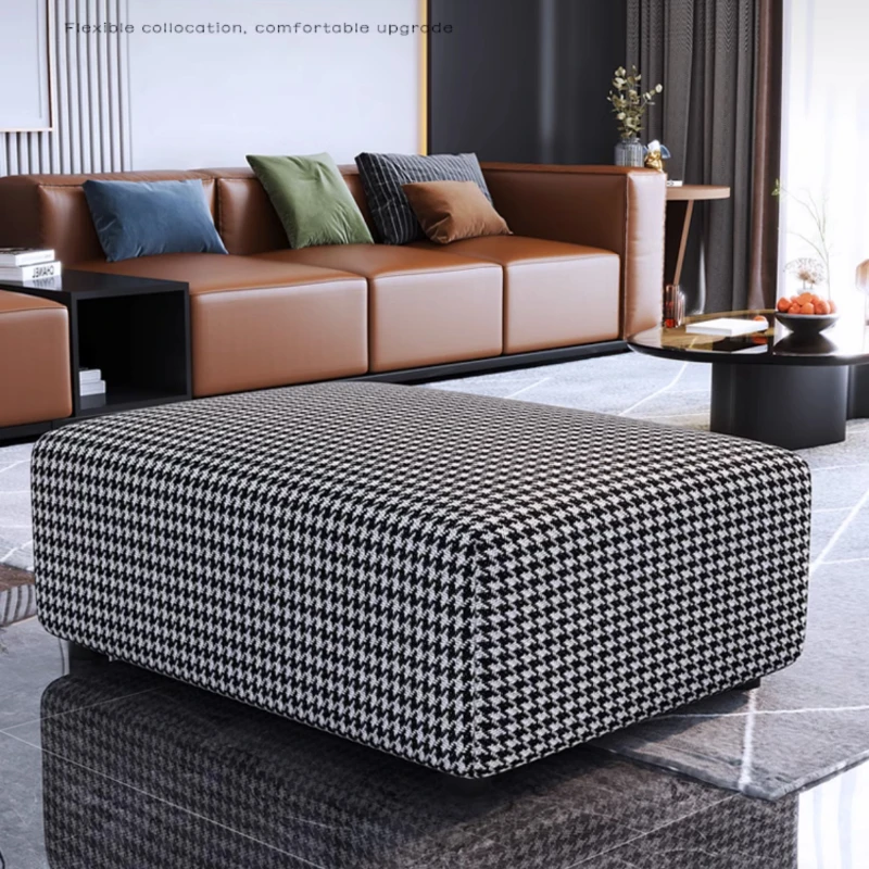 

Nordic Changing Shoes Stools Luxury Entrance Fitting Room Ottomans Modern Home Minimalist Sofa Bench Living Room Furniture