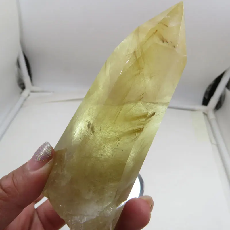 

270g AAA Rare White Phantom Quartz Crystal Point Wand + Phantom fully inside Mineral Stone Specimen Reiki Healing 2018 Gift