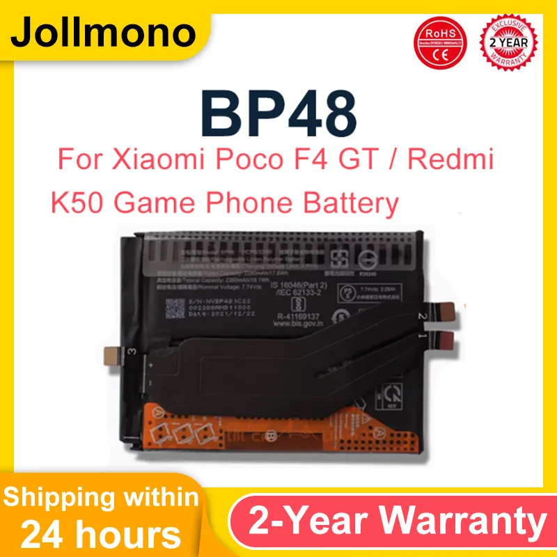 2025Years4700mAhOriginalPhoneBatteryBP48ForXiaomiRedmiK50Game/PocoF4GTBatteriesBattery-AliExpress
