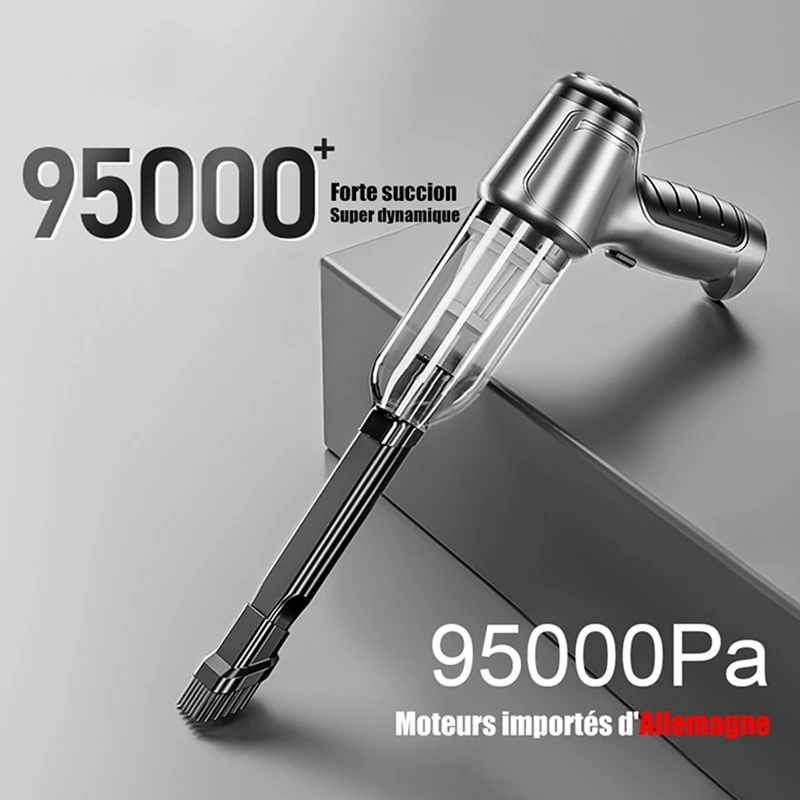 

Автомобильный пылесос 95000 па, зеркальный пылесос, автоматический робот для автомобиля, пылеуловитель, циклонное всасывание