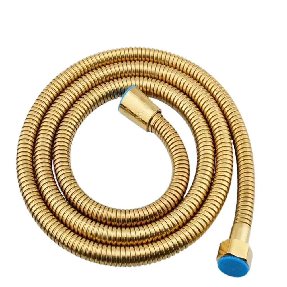 Bathroom Shower Hose Bathroom Accessories Long Replacement Stainless Steel Flexible Hoses Gold Plated High Quality 3
