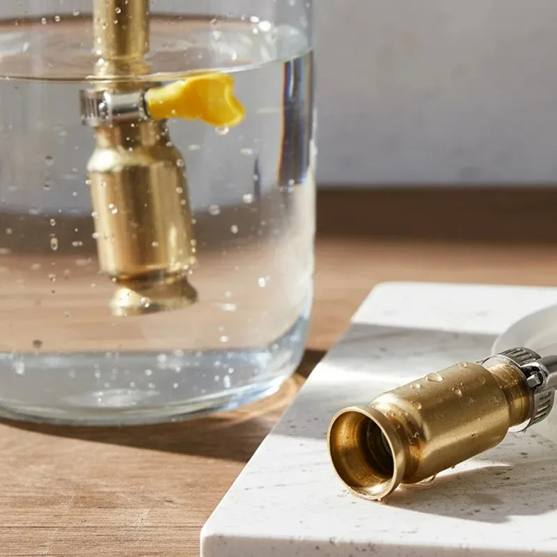 Brass Manual Fuel Transfer Pump Siphon Hose Kit for Diesel Gas Oil Water Fast Flow Hand Pump for Car Boat Tank Drain Priming