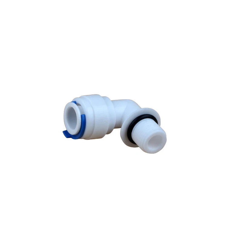 RO Water Pipe Fitting 1/4"3/8"OD Hose 1/8"1/4"3/8"1/2"Male Thread With Seal Ring Plastic Quick Connector Water Purifies System hose pipe fitting pipe fitting water pipe fitting